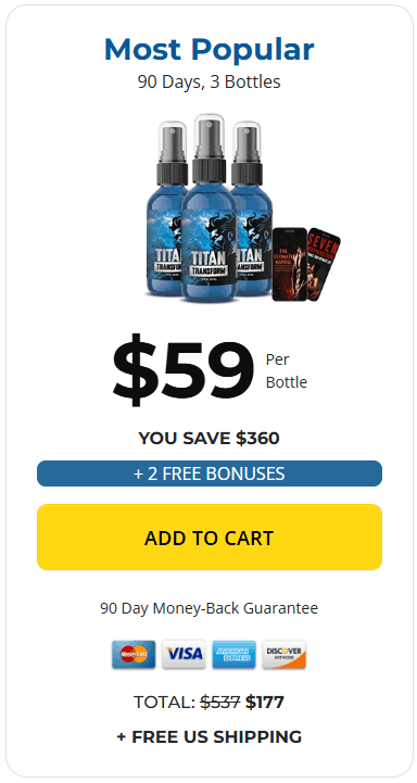 Buy TITAN TRANSFORM 3 Bottle